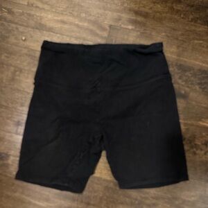 Black bike shorts medium